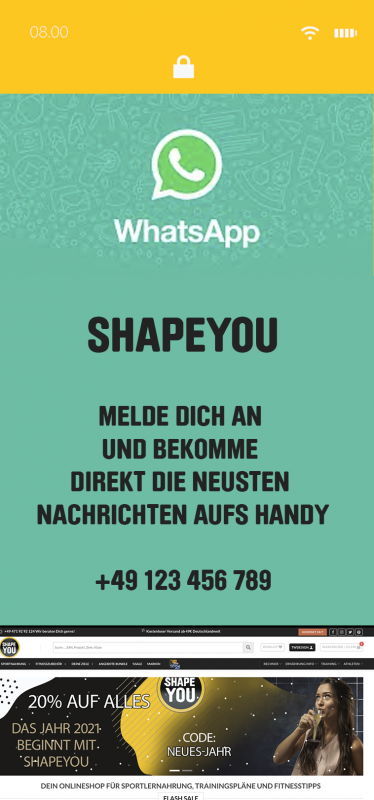 ShapeYOU Sportlernahrung, Trainingspläne, Ernährungstipps und mehr