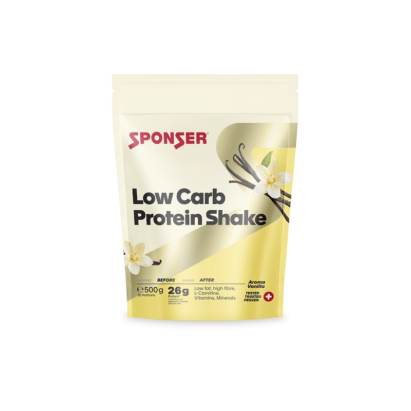 Sponser® Low Carb Protein Shake - 500g Beutel