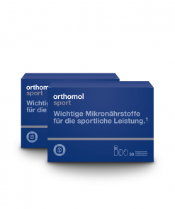 Orthomol Sport Angebot - 2x Box (Monatspackung 30er) + 1 Proben Orthomol Sport